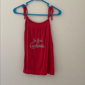 St. Louis Cardinals Tie strap tank